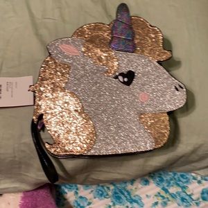 Betsey Johnson Unicorn wristlet